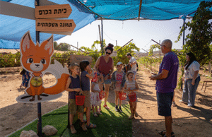 הסבר בכניסה לכרם